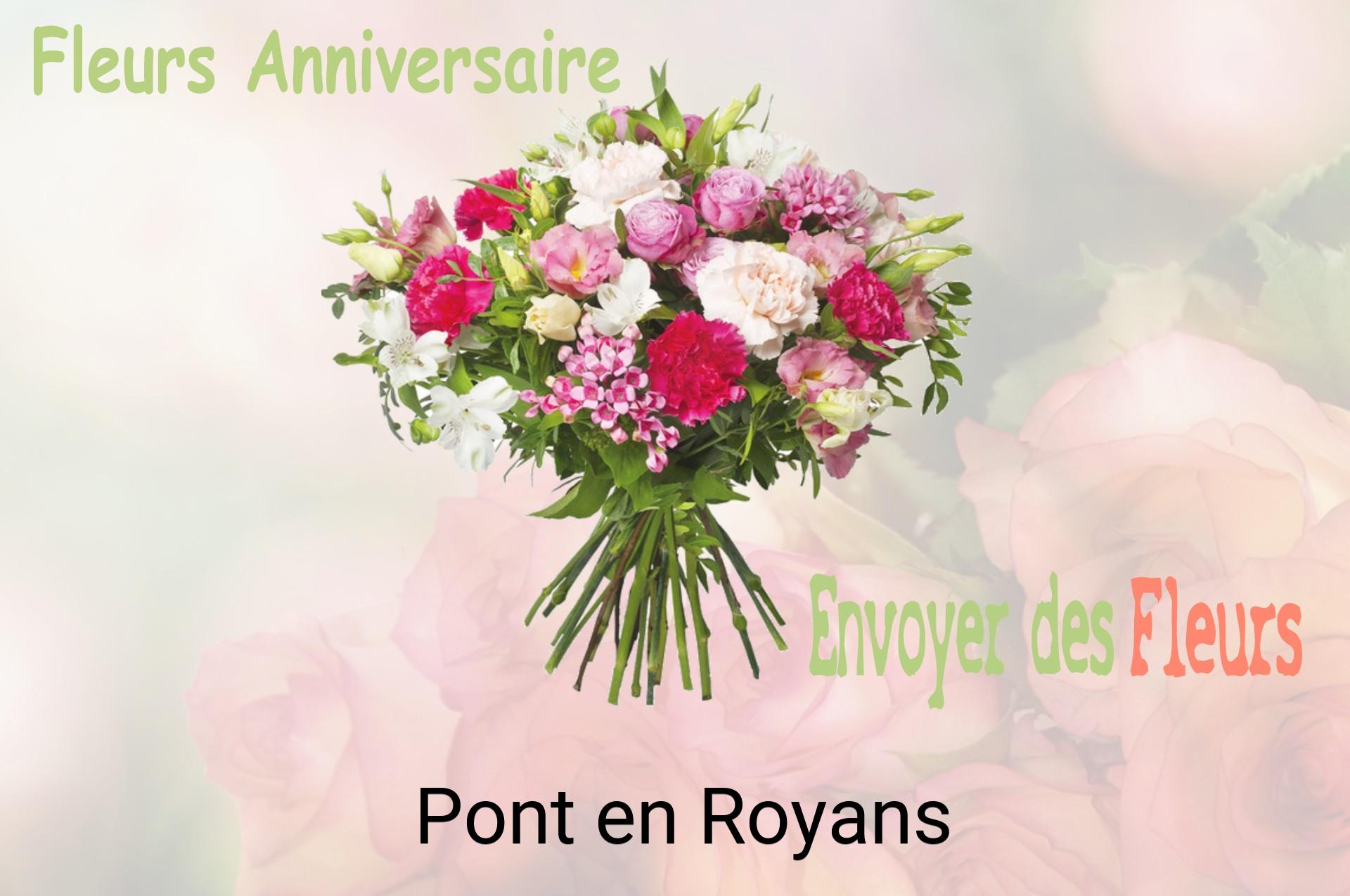 Bouquet de fleurs d’anniversaire livré à Pont-en-Royans