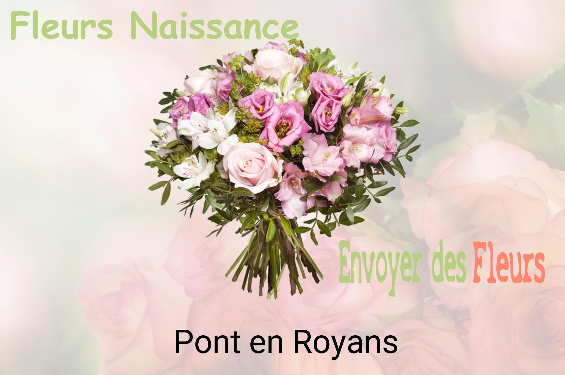 Bouquet de fleurs de naissance livré à Pont-en-Royans